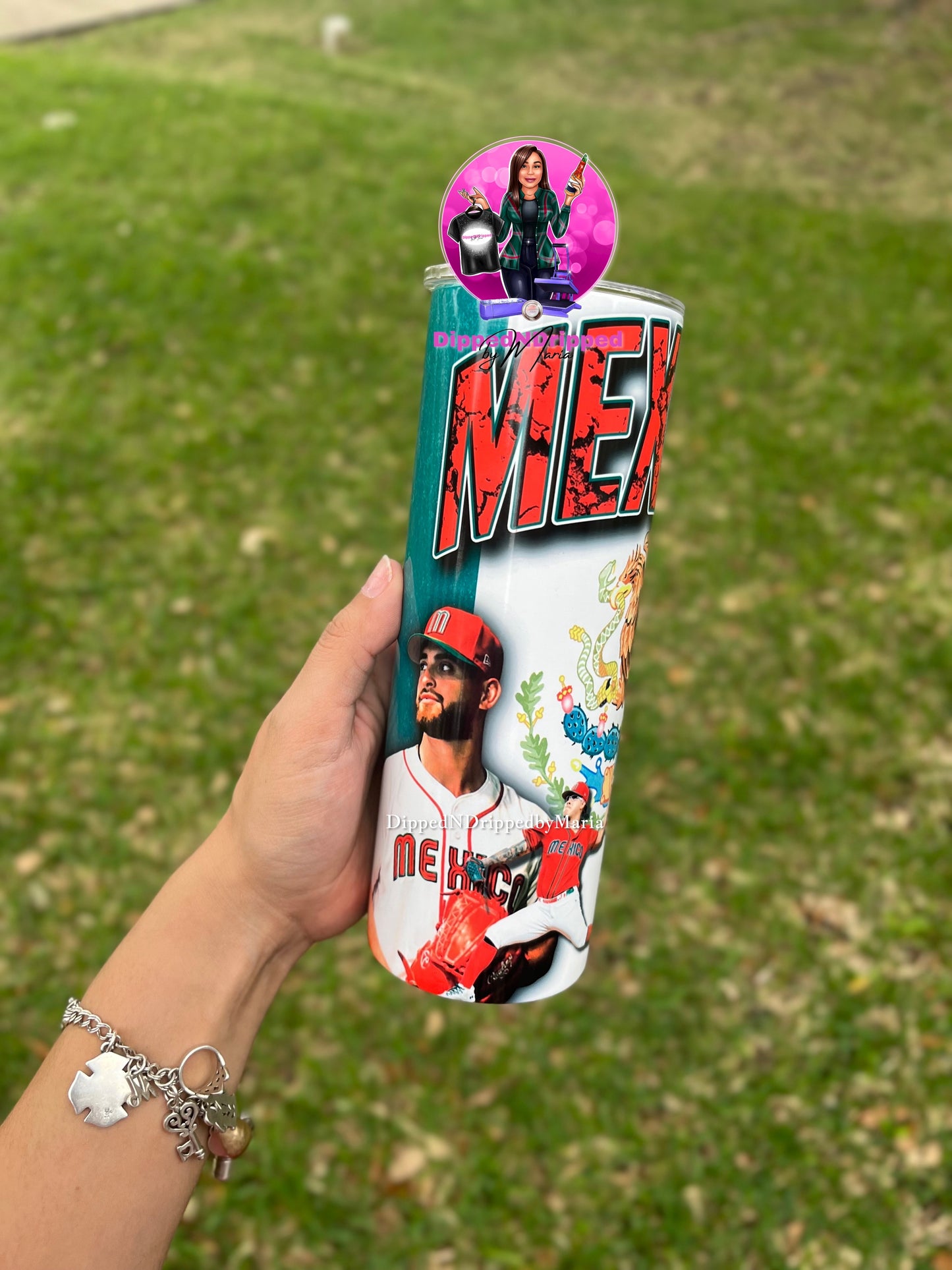 Mexico baseball tumbler